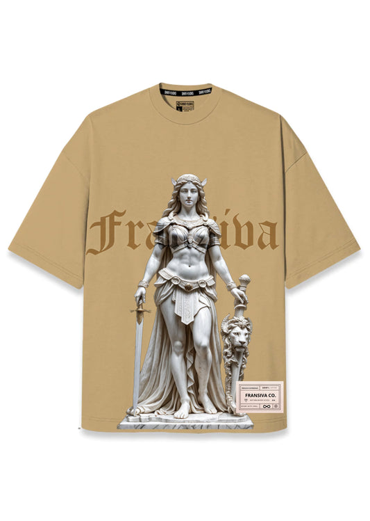 FRANSIVA GODDESS graphic oversized T-shirt
