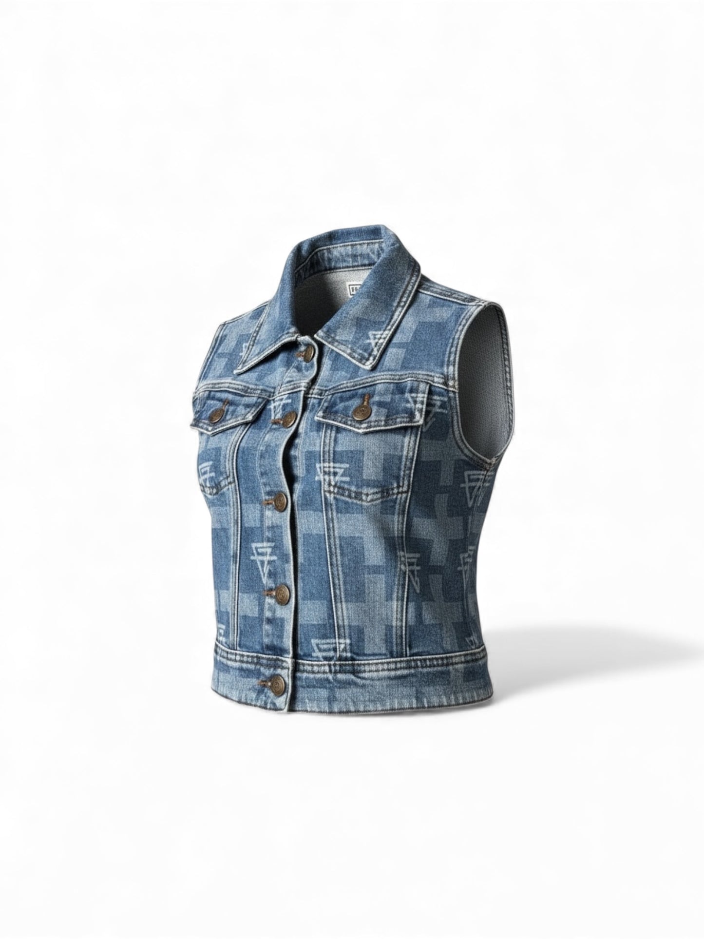 CF Monogram Jean Vest