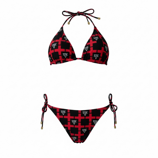 CF monogram logo printed bikini