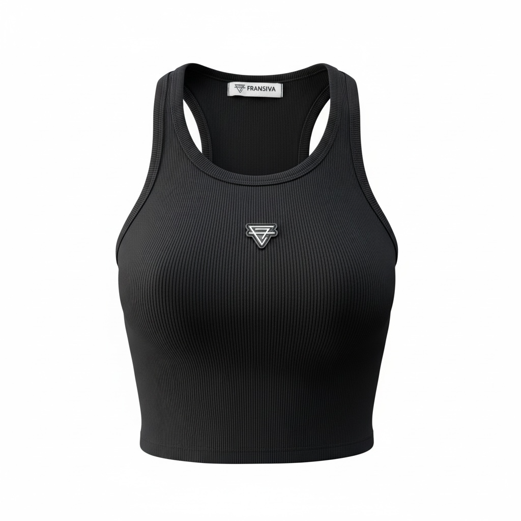 CF logo crop tank top