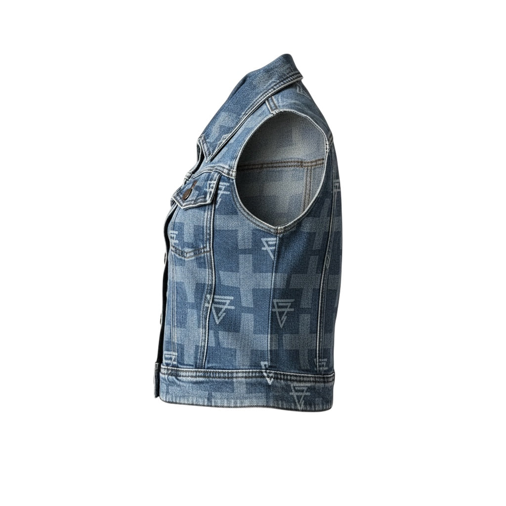 CF Monogram Jean Vest