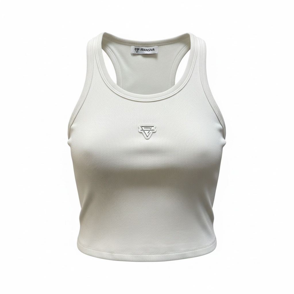 CF logo crop tank top