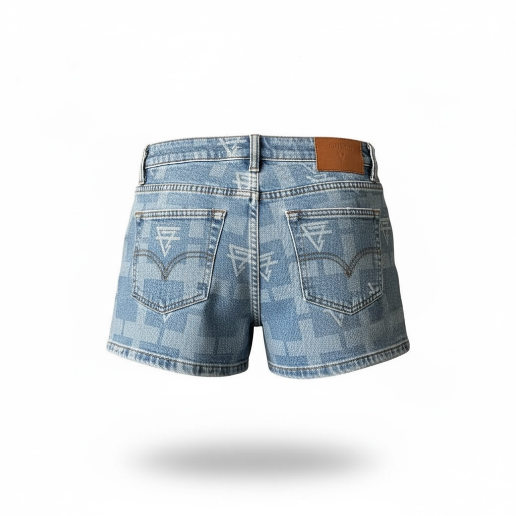 CF Jeans Monogram Shorts