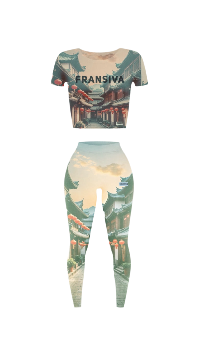 FRANSIVA Asian Art Tights Set