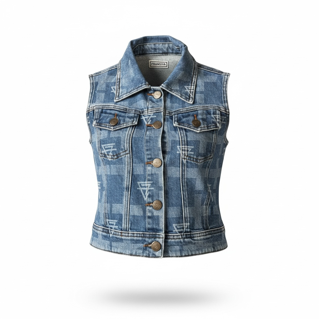 CF Monogram Jean Vest